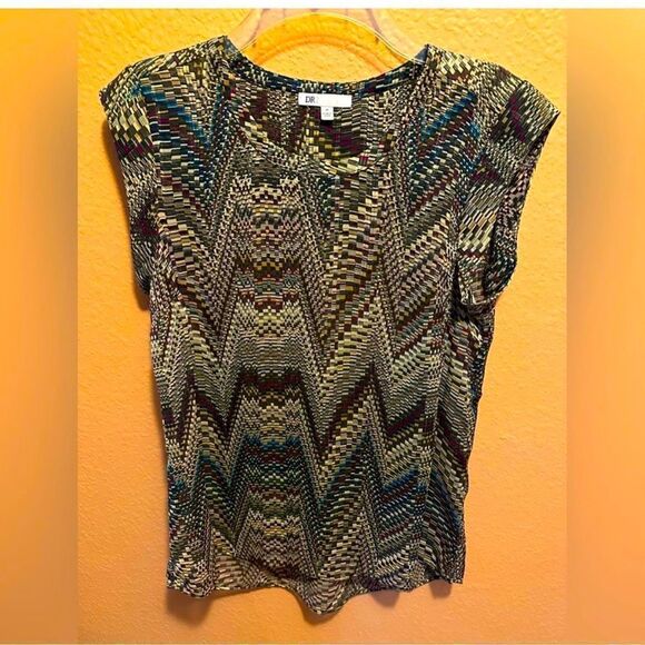 DR2 multicolor print blouse - Picture 1 of 7